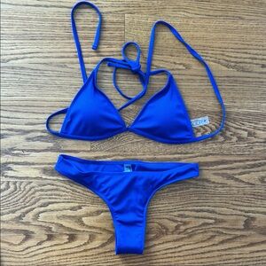 SHEIN Blue Bikini Set